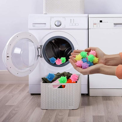 Washer Balls,Reusable Tangle-Free Eco-Friendly Laundry Scrubbing Balls,Solid Colorful Laundry Washing Balls Enhance Your Machine Cleaning Power (15 Pcs)