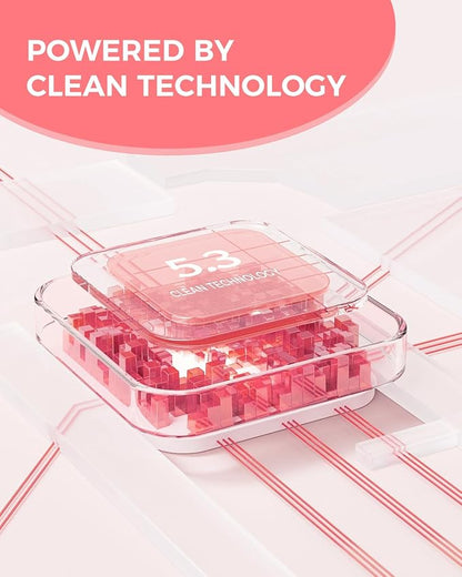 Electric Makeup Brush Cleaner Machine with Automatic Cleaning and Drying Functions Portable Makeup Brush for Makeup Lovers