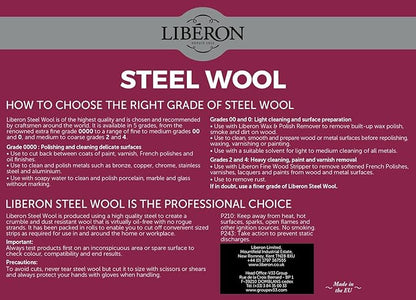 Liberon Steel Wool #0000 1kg Roll