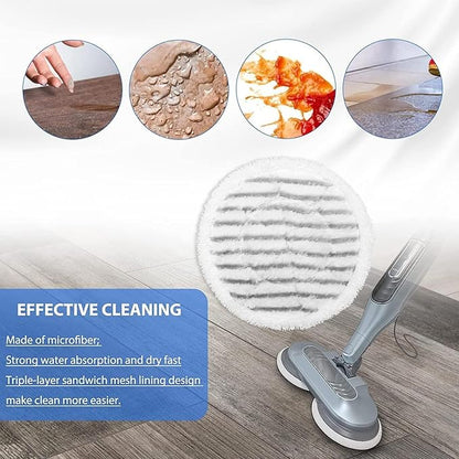 12 Pack Steam Mop Replacement Pads for Shark Steam & Scrub Steam Mop S8001 S8201 S7001 S7201 S7000AMZ Steam and Scrub Mop Pads Repeatedly Washed for All Floors Cleaning
