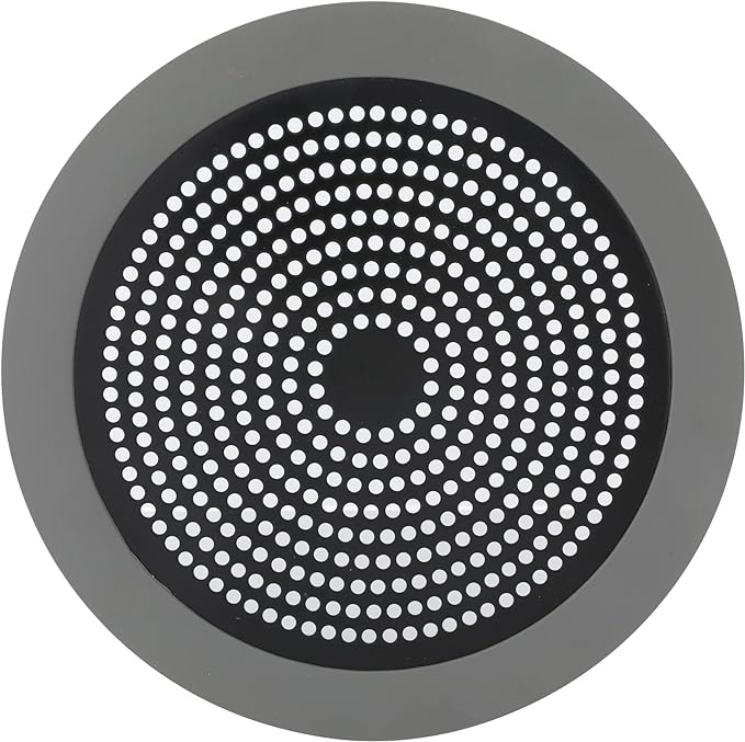 Danco 11085 Shower Drain Strainer, 5-3/4 inch, Matte Black