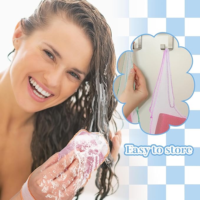 8 Pcs Soap Bar Saver Bag to Preserve Soap Mesh Pouch for Shower Body Wash Conditioner Shampoo Bar Holder, 8 Colors
