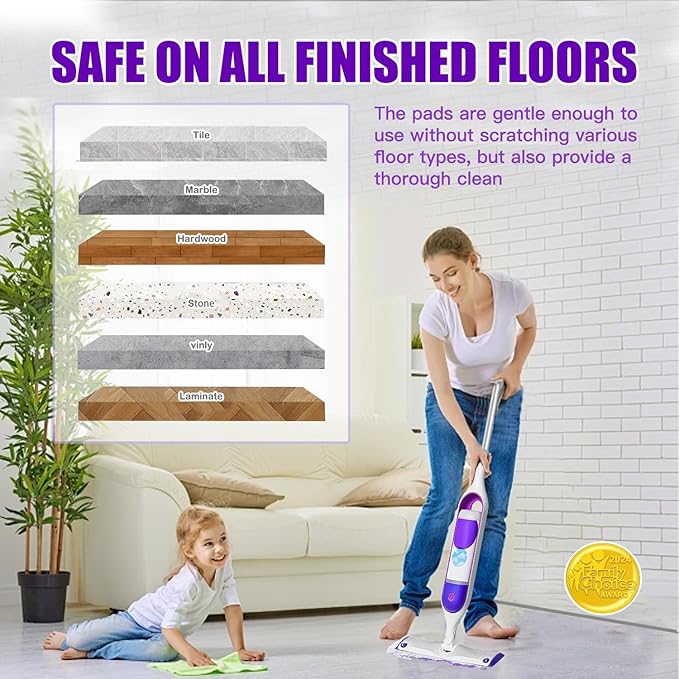Power Mop Pads Refills for Swiffer PowerMop Multi-Surface Mopping Pad Disposable Replacement Mop Pads Compatible with Swiffer PowerMop,Safe on All Finished Floors,38 Count