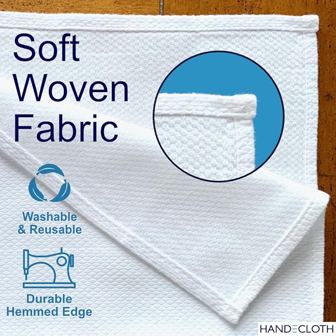 Reusable Paper Towel Set/Towels and Cork Fabric Basket/American Made/Machine Washable/Absorbent/Durable/Quality Edges/No Pilling (Paisley & Cork Leather Basket, 12 Cloths)