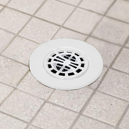 DANCO Hair Catcher for Stand-Alone Shower Drain Cover | 3-inch Shower Drain Openings | Strainer Snare | White (10533)