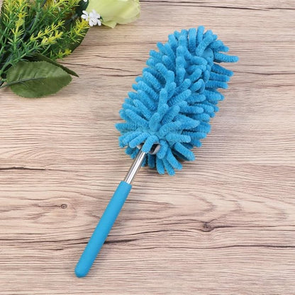 Healifty Chenille Microfiber Duster with Easy Grip Telescopic Handle 29 Inch Extendable Wand for Dusting Ceiling Fans Furniture Blinds and Shutters