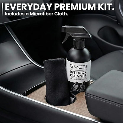 EVEO TESLA Interior Cleaner Kit - (16oz) Tesla Model Y Juniper Accessories & Tesla Model 3 Accessories | Tesla Seat Cleaner, Car Interior Cleaner - Car Leather Cleaning | Tesla Model S 3 X Y 2026