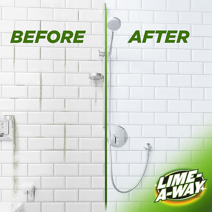 Lime-A-Way Bathroom Cleaner, 32 fl oz Bottle, Removes Lime Calcium Rust (Pack of 2)