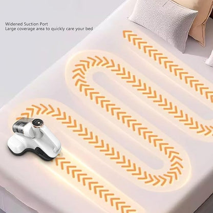 Srliya Mattress Vacuum Cleaner 10Kpa Strong Suction 3 Gears Adjustment LED Screen Handheld Fabric Cleaner for Sofa Bed