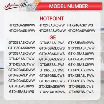 GTD42EASJ2WW GTD33EASK0WW GTD65EBSJ3WS GTD45EASJ2WS GTD42GASJ2WW GTD65GBSJ3WS Dryer Lint Trap Replacement for GE Dryer, WE03X23881 PS11763056 Stainless Steel Metal Screen with Cleaner Kit Brush