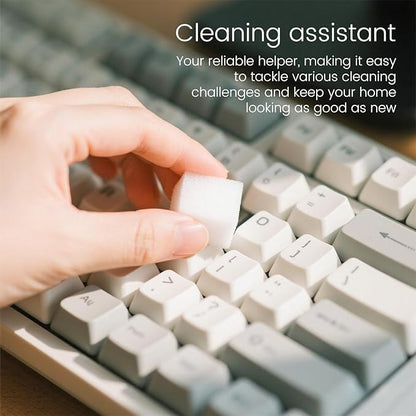 40PCS Melamine Sponge Magic Eraser Sponge in Bulk Small Cleaner Pads Melamine Pads for Dishes Cleaning Eraser for Kitchen, Bathroom, Toilet - 16x8x2cm (32 Small Pieces of Each Pack)