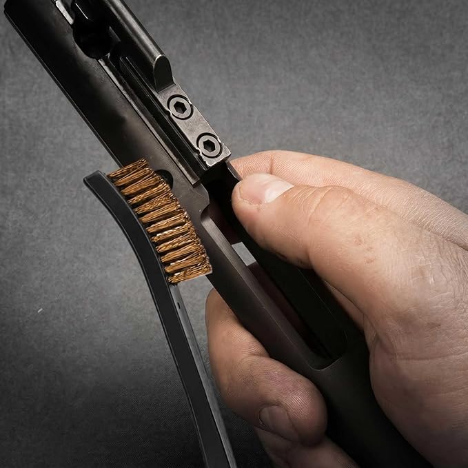 20 Pack Miaozhun Double-Ended Gun Cleaning Brush, 7 Inch Phosphor Bronze Bristle Brushes, Gun Cleaning Supplies Kit, All Purpose Crevice and Detail Cleaning Brushes