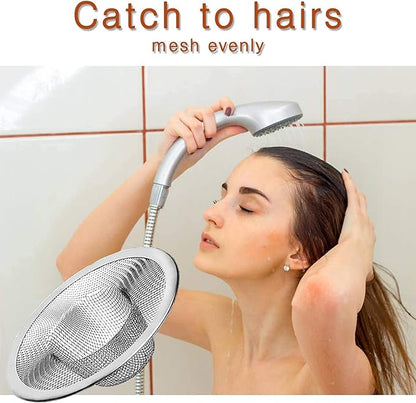 40pcs Heavy Duty Stainless Steel Slop Basket Filter Trap, 2.75" Top / 1" Mesh Metal Sink Strainer,Perfect for Kitchen Sink/Bathroom Bathtub Wash basin Floor drain balcony Drain Hole,Utility