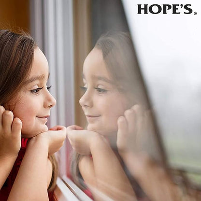 HOPE'S Perfect Glass Cleaner Spray, Streak-Free, Ammonia-Free Window, Mirror, Screen, Tinted Glass, and Shower Door Cleaner, Indoor and Outdoor Glass Surfaces, 32 Fl Oz, Pack of 6