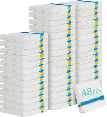 AIR U+ Flushable Toilet Wand Refills, 48 Count Disposable Toilet Brush Refill Pads for Toilet Bowl and Bathroom, Toilet Brush Accessories (Only Refills)
