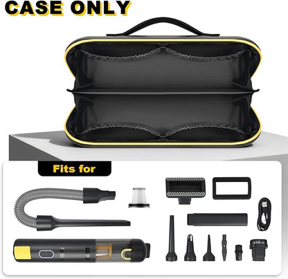 SAIKA Bag for Fanttik Slim V8/ V10 APEX Car Vacuum, Portable Mini Cordless Vacuum Storage Holder for Suction Power, Type-C Charge, Car Accessories (Case Only)