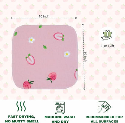 Reusable Paper Towels Washable Roll - Paperless Paper Towels with Cardboard Roll,25 Pack Cloth Kitchen Towels,Super Absorbent and Soft Machine Washable Napkins