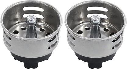 Danco 88328 1-1/2" Mobile Home/RV Sink Strainer, Chrome (Pack of 2)