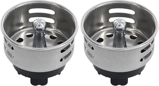 Danco 88328 1-1/2" Mobile Home/RV Sink Strainer, Chrome (Pack of 2)