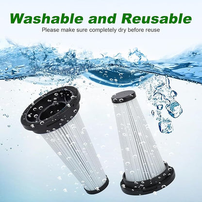T350 Replacement Filters for MBYULO/Vicease/SUXIANGVAC/Trucozie T350/CHEBIO C8/OUYFHK/TITIPOY/Vacusion Cordless Vacuum Cleaner - Vacuum Accessories Parts, 4Pack
