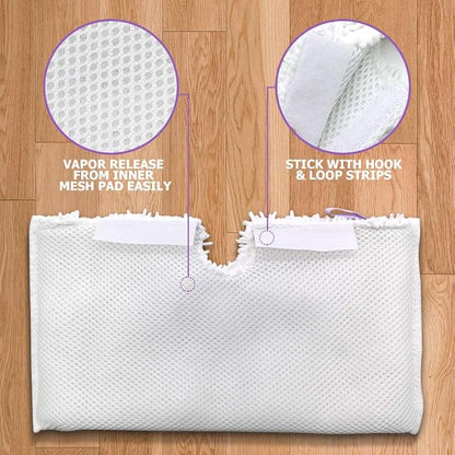 Replacement Steam Mop Pads for Shark Steam Mop Pads Compatible with S3500 Series S3501 S3601 S3550 S3901 S3801 SE450 S3801CO S3601D Steam Pocket Mop (6-Pack)