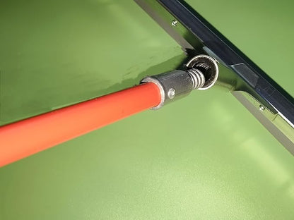 36 in Rubber Made Curved Industrial Duty Steel Floor Squeegee 36" with Handle 78" Extension Pole