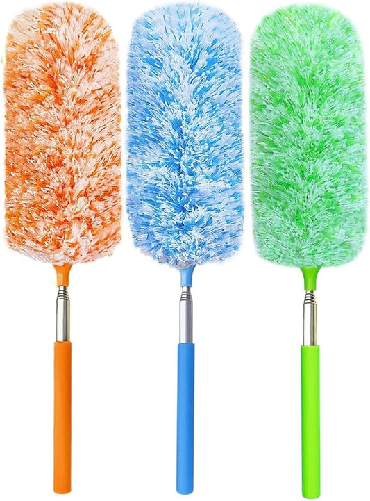 3 Pcs, [Microfiber] Hand [Duster] [Washable] Microfibre Cleaning Tool Extendable [Duster] s for Cleaning Office, Car, Computer, Air Condition