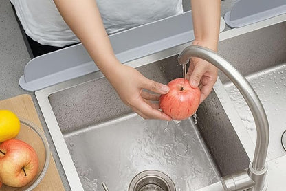 Silicone Sink Splash Guard for Kitchen Faucet, Faucet Mat Water Catcher, Anti Splash Sink Protector, Quick Dry Sink Guard for Kitchen & Bathroom (Gray)