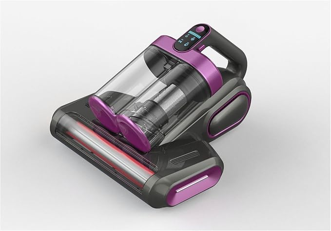 AMTPM 17KPa Cordless Mattress Vacuum Cleaner with UV Care & 40,000RPM Beating - 520ml Dustbin, USB Rechargeable for Bed, Pet Hair