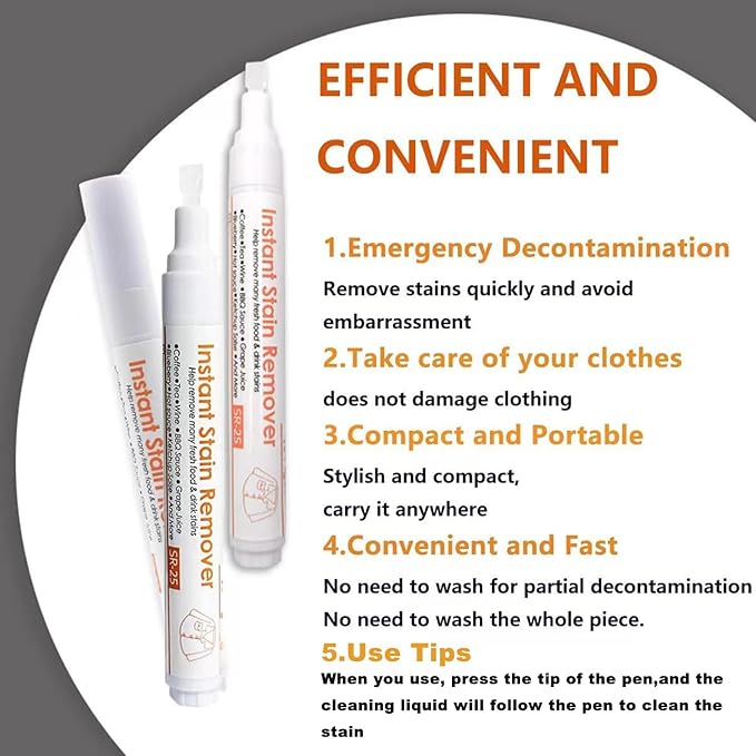 Laundry Stain Removers,4PCS New Bleach Pen,Portable Travel Bleach Pen for Clothing Stain Removal,Clothes Stain Remover Pen Grease Stain Remover Wash Free Laundry Clean Pen