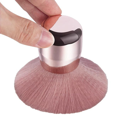 Vaincre Nail Art Dust Powder Remover Brush, Soft Nail Art Dust Cleaner Brush for Acrylic Application and Makeup(Pink)