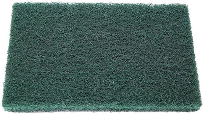 5 Pack Heavy Duty Abrasive Scouring Pads, Sturdy and Efficient Cleaning, Professional Grade Quality, for Kitchen, Car Washing, BBQ, Oven, Tough (Green)