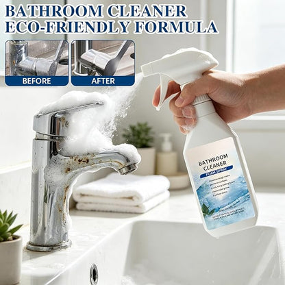Scale Remover Bathroom Cleaner Foam Spray,Foam BathroomCleaner,Powerful Scale Remover,Bathroom Cleaner Foam Spray for Shower, Glass, Stainless Steel, Tiles, Glass and Toilet