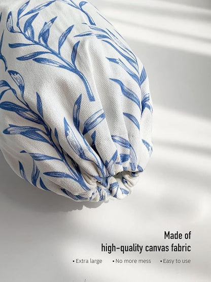 Tropical Leaves Grocery Bag Holder Storage,Cute Kitchen Plastic Bag Holder Organizer 23"x9"