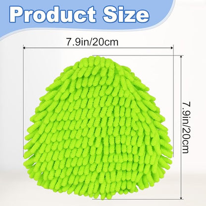 6 Pack Mop Head Replacement Compatiable with Ocedar EasyWring Mop,Mop Heads Refill for Easywring Spin Mop 1 Tank System - Microfiber Chenille, Easy to Replace,Deep Floor Cleaning and Machine Washable