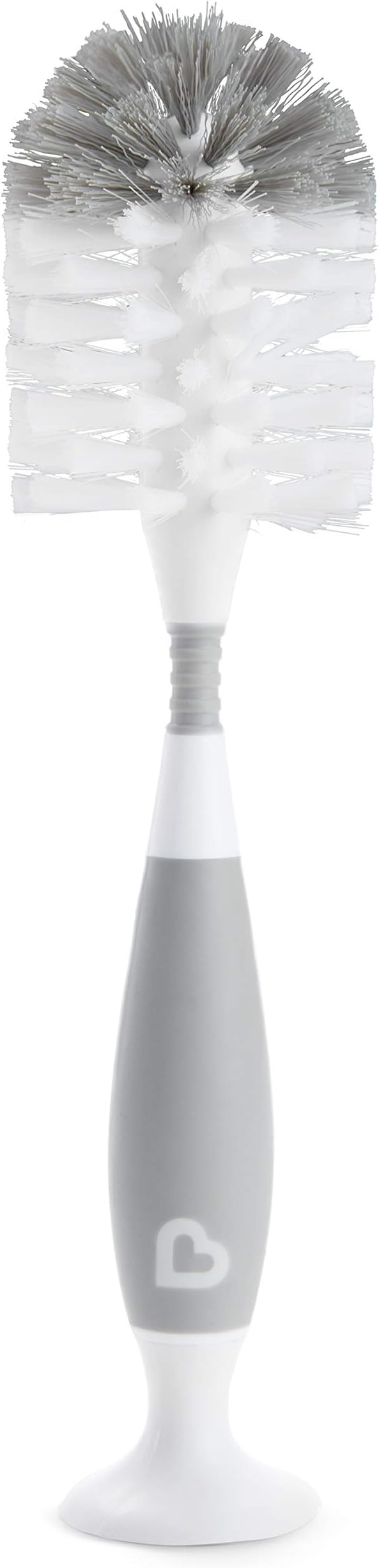 Munchkin® Baby Bottle & Small Parts Cleaning Set, Includes High Capacity Dishwasher Basket & Bristle Bottle Brush, Grey