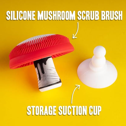 Fungus Among Us – Mushroom Silicone Scrubber | Heat-Resistant Kitchen Sponge for Dishes & Pans