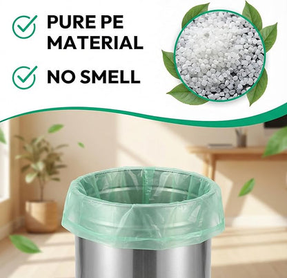 Small Trash Bags 1.2 Gallon: YHEEL Bathroom Trash Bags Unscented Small Garbage Bags Strong Leak-Proof Trash Liners for Office Bedroom - 150 Counts