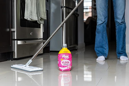 Stardrops The Pink Stuff The Miracle Floor Cleaner Spray – Squirt & Mop Formula for Sparkling Clean Floors – Fast Drying,Streak-Free Finish,Fresh Fragrance,25.3 fl oz,(Pack of 2)