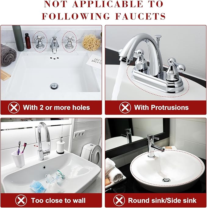 33 inch Sink Splash Guard Mat, Sink Faucet Drying Mat, Silicone Faucet Handle Drip Catcher Tray, Longer Silicone Sink Mat for KitchenBathroom, Drip Protector Splash Countertop (Grey)