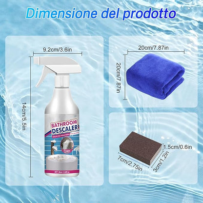 Eadwe Bathroom Descaler Cleaner, 2026 New Multipurpose Stubborn Stains Cleaner, Bathroom Descaler Cleaners, Bathrooms Cleaning Foam Spray for Kitchen Bath Sink Glass (2)