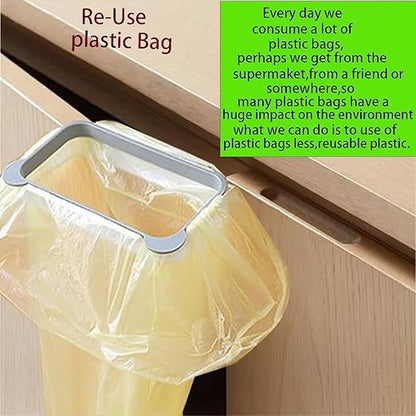 NeilBee Stylish Cute Hanging Trash Bag Holder fits Kitchen cabinets Perfectly， Drill-Free and Tool-Free for Fast Installation, Effectively Freeing up Kitchen Counter and Cabinet Space.