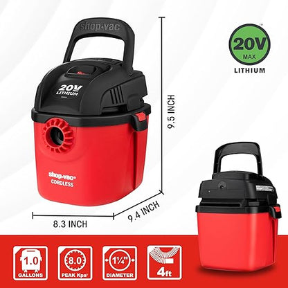 Shop-Vac 1 Gallon Cordless Wet/Dry Vac