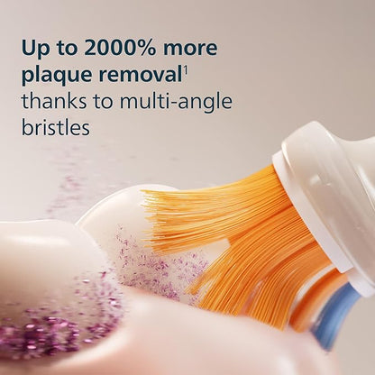 Philips Sonicare A3 All-in-One - Genuine Replacement Electric Toothbrush Heads, White, 4 Pack One Year Supply, HX9094/65
