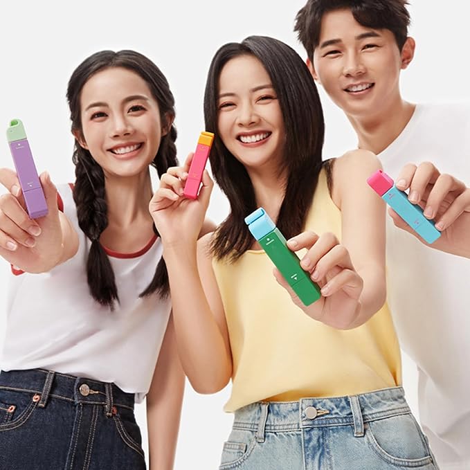 Instant Stain Remover Pen – 4-Pack Double-Ended Laundry Cleaner | Portable Fabric Stain Removal Pen for Travel, Dorm, Office, Carpet, Mattress, Clothing