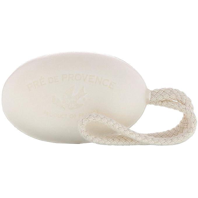 Pre de Provence Soap on a Rope Shea Butter Enriched French Bar Soap, 200g, Bergamot & Thyme