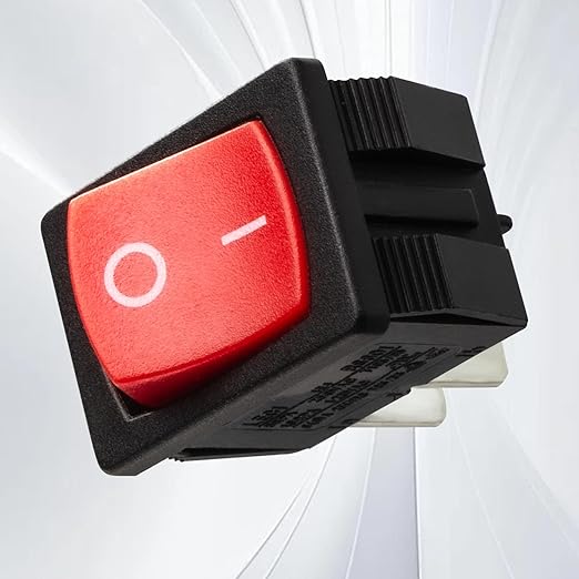 8 Amps 4 Pin On/Off Rocker Switch for Shop Vac Wet Dry Vacuum Cleaner, On Off Vacuum Switch for Shop Vac Replacement Switch