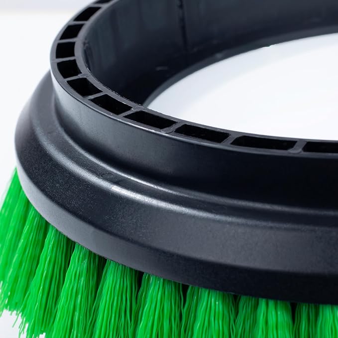 HHQ Commercial Scrub Brush for Orbital Floor Scrubber, Compatible with Oreck Orbiter XL ORB550MC, Bissell BGEM9000, 12" Diameter, Light-Duty Brush, Green