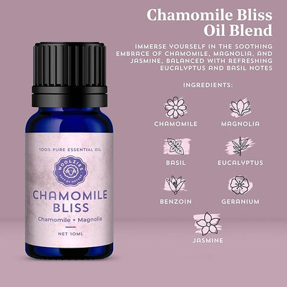 Laundry Essentials Essential Oil Set: Use with Wool Dryer Balls or Oil Diffuser Elevate Your Laundry with All-Natural Aromatherapy Scents | Fresh Laundry, Chamomile Bliss, Pure Linen 10 ML