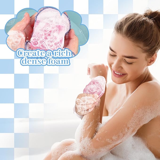 8 Pcs Soap Bar Saver Bag to Preserve Soap Mesh Pouch for Shower Body Wash Conditioner Shampoo Bar Holder, 8 Colors